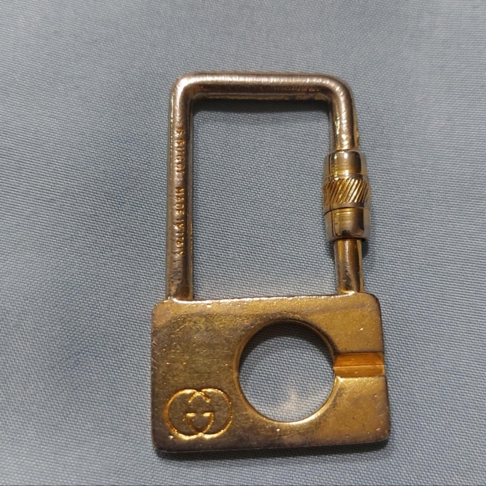 Gucci Gold Plated Vintage Keychain - Picture 2 of 3